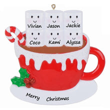 Load image into Gallery viewer, Personalized Christmas Gift for Family 6 Marshmallo Mug