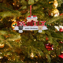 Load image into Gallery viewer, Personalized Christmas Ornament Sparkle Family 2