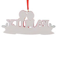 Load image into Gallery viewer, Personalized Christmas Ornament Sparkle Family 2