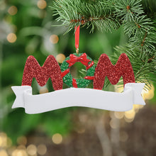 Load image into Gallery viewer, Holiday Gift Personalized Christmas Ornament MOM/DAD