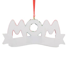 Load image into Gallery viewer, Holiday Gift Personalized Christmas Ornament MOM/DAD