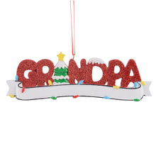 Load image into Gallery viewer, Customize Ornament Christmas Gift for New GRANDMA/GRANDPA