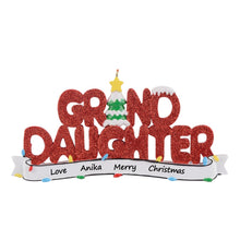 Load image into Gallery viewer, Personalized Christmas Gift for GRANDDAUGHTER/SON
