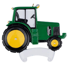 Load image into Gallery viewer, Teens Christmas Gift Personalized Ornament Tractor Green