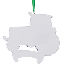 Load image into Gallery viewer, Teens Christmas Gift Personalized Ornament Tractor Green