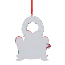 Load image into Gallery viewer, Christmas Gift Personalize Ornament Santa family 4