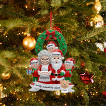 Load image into Gallery viewer, Personalized Gift Christmas Ornament Grandpa & Grandma family 5