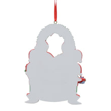 Load image into Gallery viewer, Customize gift for Grandpa & Grandma Christmas Ornament Santa family 8