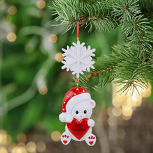 Load image into Gallery viewer, Personalized Baby's 1st Christmas Ornament Bear Baby Ornament