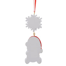 Load image into Gallery viewer, Personalized Baby's 1st Christmas Ornament Bear Baby Ornament