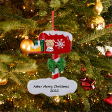 Load image into Gallery viewer, Personalized Christmas Ornament Mailbox