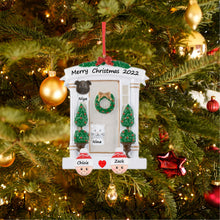Load image into Gallery viewer, Personalized Christmas Gift for Moving to Our New Home Grey Door