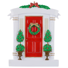Load image into Gallery viewer, Christmas Gift Personalized Ornament for Our New Home Red Door