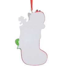Load image into Gallery viewer, Personalized Christmas Pet Ornament Kitty Stocking