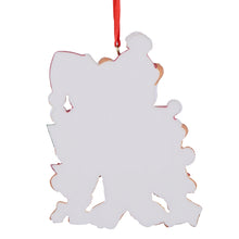 Load image into Gallery viewer, Personalized Gift Christmas Tree decoration Ornament Single Parent with Kid Bear Family 4