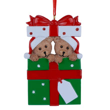 Load image into Gallery viewer, Customize Christmas Gift Holiday Decoration Hanging Ornament Bear Gift Family 2