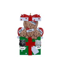 Load image into Gallery viewer, Gift Personalized for Christmas Family Ornament Gift Bear Gift Family 4
