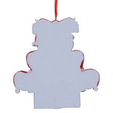 Load image into Gallery viewer, Personalized Christmas Ornaments 2024 Bear Gift Family 7