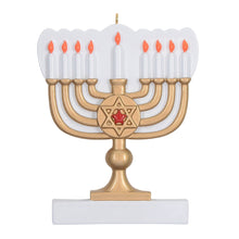 Load image into Gallery viewer, Personalized Christmas Gift Family Unity Menorah Handcrafted Christmas Decor