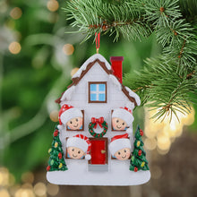 Load image into Gallery viewer, Customize Christmas Ornament Holiday House Family 4