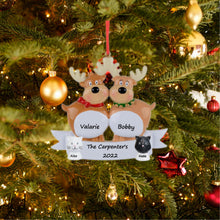 Load image into Gallery viewer, 2024 Customized Christmas Gift Family Ornament Reindeer Family 2