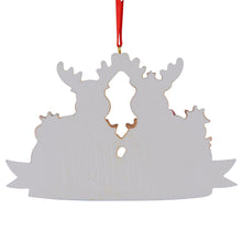 Load image into Gallery viewer, Christmas Tree Ornament Personalized Ornament Reindeer Family 6