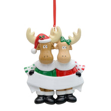 Load image into Gallery viewer, Customize Gift for Family Christmas Ornament Moose Family 2