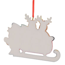 Load image into Gallery viewer, Customized Gift Christmas Decoration Ornament Sled Reindeer Family 3