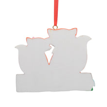 Load image into Gallery viewer, Personalized Christmas Family Gift Holiday Decoration Ornament Fox Family 2