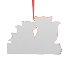 Load image into Gallery viewer, Customize Christmas Ornament Christmas Gift Fox Family 3