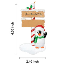 Load image into Gallery viewer, Customized Family Ornament Christmas Gift North Pole Penguin Family 1
