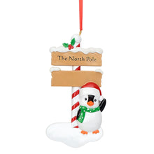 Load image into Gallery viewer, Customized Family Ornament Christmas Gift North Pole Penguin Family 1