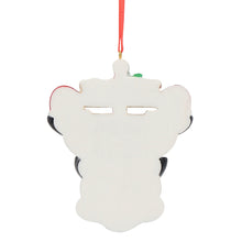 Load image into Gallery viewer, Personalized Gift 2024 Christmas Tree Ornament North Pole Penguin Family 4