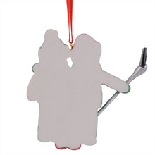 Load image into Gallery viewer, Personalized Gift for Family Christmas Ornament Selfie Snowman Family 3