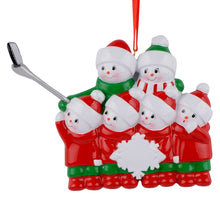 Load image into Gallery viewer, Christmas Gift Customize Ornament Selfie Snowman Family 6