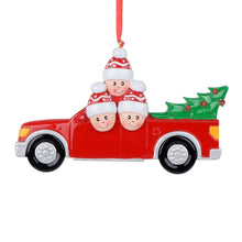 Load image into Gallery viewer, Personalized Christmas Decoration Ornament Christmas Tree Pickup Family 3