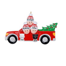 Load image into Gallery viewer, Personalized Christmas Decoration Ornament Christmas Tree Pickup Family 3