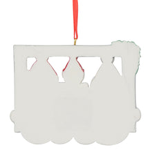 Load image into Gallery viewer, Customized Christmas Tree Decoratioin Ornament Snowman Frame Family 5