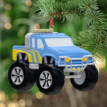 Load image into Gallery viewer, Personalized Christmas Gift for Kids Monster Truck Blue