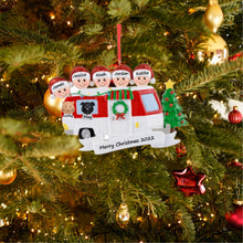 Load image into Gallery viewer, 2024 Christmas Gift Customized Family Ornament RV Trailer Family 5