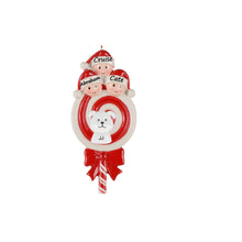 Load image into Gallery viewer, Personalized Christmas Gift Decoration Ornament Lollipop Family 3