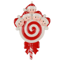 Load image into Gallery viewer, Christmas Gift Personalized Christmas Tree Decor Ornament Lollipop Family 5