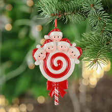 Load image into Gallery viewer, Christmas Gift Personalized Christmas Tree Decor Ornament Lollipop Family 5
