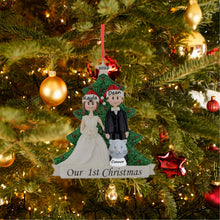 Load image into Gallery viewer, Maxora Personalized Wedding Gift New Couple 1st Christmas