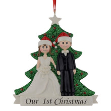 Load image into Gallery viewer, Maxora Personalized Wedding Gift New Couple 1st Christmas