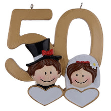 Load image into Gallery viewer, Personalized Christmas Gift for Couple 50th Anniversary
