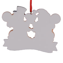 Load image into Gallery viewer, Customize Gift Christmas Ornament Family 4 Gingerbread