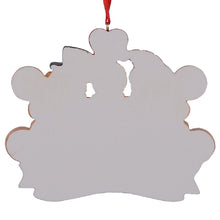 Load image into Gallery viewer, Customize Hanging Christmas Ornament Gingerbread Family 5