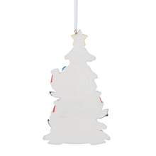 Load image into Gallery viewer, Personalized Christmas Gift for Family Christmas Ornament Penguin Family 3 White