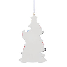 Load image into Gallery viewer, Customize Christmas Gift Family Ornament Penguin Family 4 White